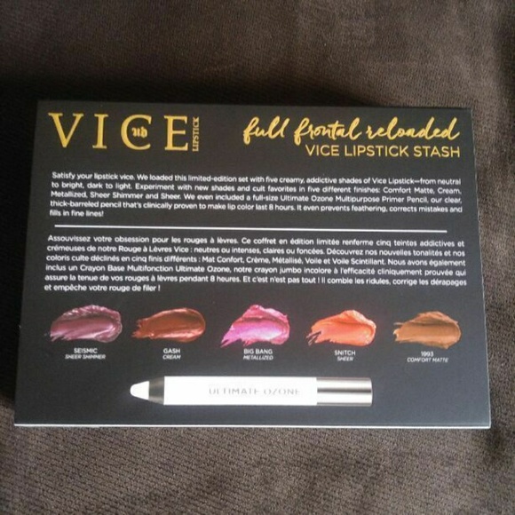 URBAN DECAY VICE LIPSTICK FULL FRONTAL RELOADED - Picture 3 of 5